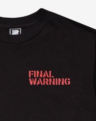UACTP FINAL WARNING L/S TEE