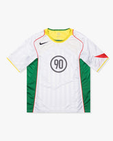 NIKE TOTAL 90 MEN'S DRI-FIT SOCCER JERSEY - WHITE/ OPTICYELLOW
