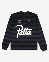 PATTA STRIPED LS FOOTBALL JERSEY - FORGEDIRON