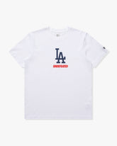 UNDEFEATED X NE X DODGERS STACKED LOGO S/S TEE