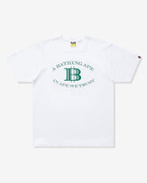 BAPE MONEY B LOGO TEE - WHITE