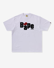 BAPE HEART APE HEAD RELAXED FIT TEE - WHITE