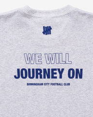 UNDEFEATED X BCFC KRO1 S/S TEE - HEATHER GREY