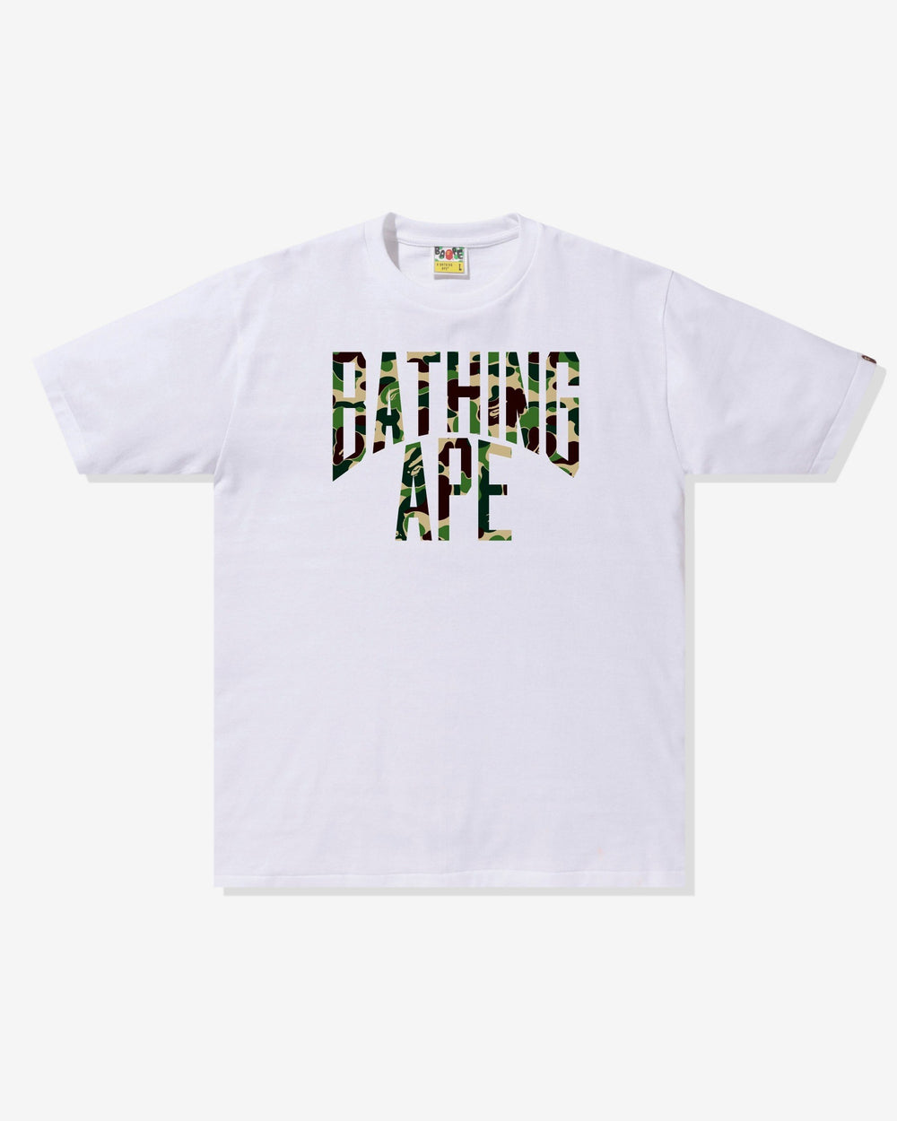 BAPE ABC CAMO NYC LOGO TEE - WHITE