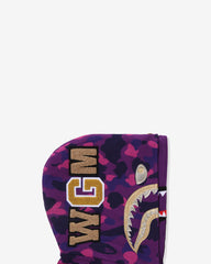 BAPE COLOR CAMO DOUBLE SHARK FULL ZIP HOODIE