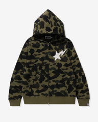 1ST CAMO FULL ZIP HOODIE