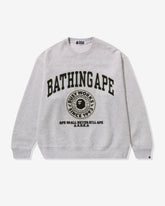 COLLEGE GRAPHIC CREWNECK - GRAY