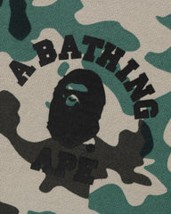 BAPE WOODLAND CAMO LOOSE FIT FULL ZIP HOODIE - OLIVE