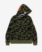 BAPE 1ST CAMO SHARK FULL ZIP HOODIE