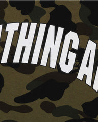 BAPE 1ST CAMO PULLOVER HOODIE - GREEN
