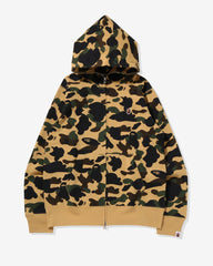 BAPE 1ST CAMO ONE POINT FULL ZIP HOODIE