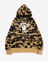 BAPE 1ST CAMO COLLEGE PULLOVER HOODIE