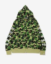 BAPE BIG ABC CAMO BAPE RELAXED FIT FULL ZIP HOODIE