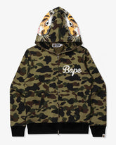 BAPE 1ST CAMO TIGER FULL ZIP HOODIE