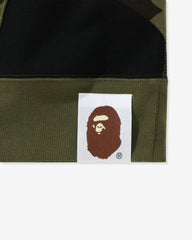 BAPE GIANT 1ST CAMO SHARK LOOSE FIT FULL ZIP - GREEN
