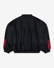 ADIDAS X WILLY CHAVARRIA SATIN BOMBER JACKET - BLACK