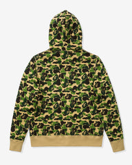 BAPE ABC CAMO SWAROVSKI FULL ZIP HOODIE - GREEN