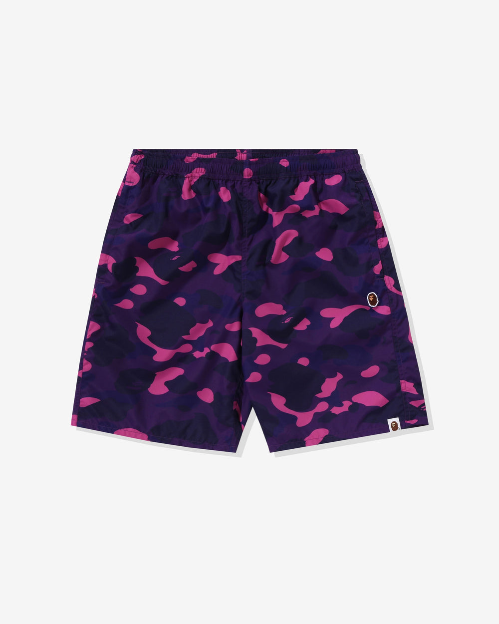 BAPE COLOR CAMO APE HEAD ONE POINT BEACH SHORT