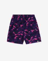 BAPE COLOR CAMO APE HEAD ONE POINT BEACH SHORT