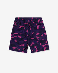 BAPE COLOR CAMO APE HEAD ONE POINT BEACH SHORT