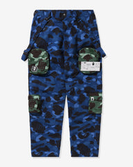 BAPE X UNDEFEATED MULTI POUCH POCKET PANTS - NAVY