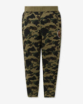 BAPE 1ST CAMO APE HEAD PATCHED SWEAT PANTS