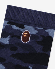 BAPE COLOR CAMO APE HEAD ONE POINT SOCKS
