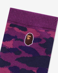 BAPE COLOR CAMO APE HEAD ONE POINT SOCKS