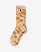 BAPE COLOR CAMO APE HEAD ONE POINT SOCKS