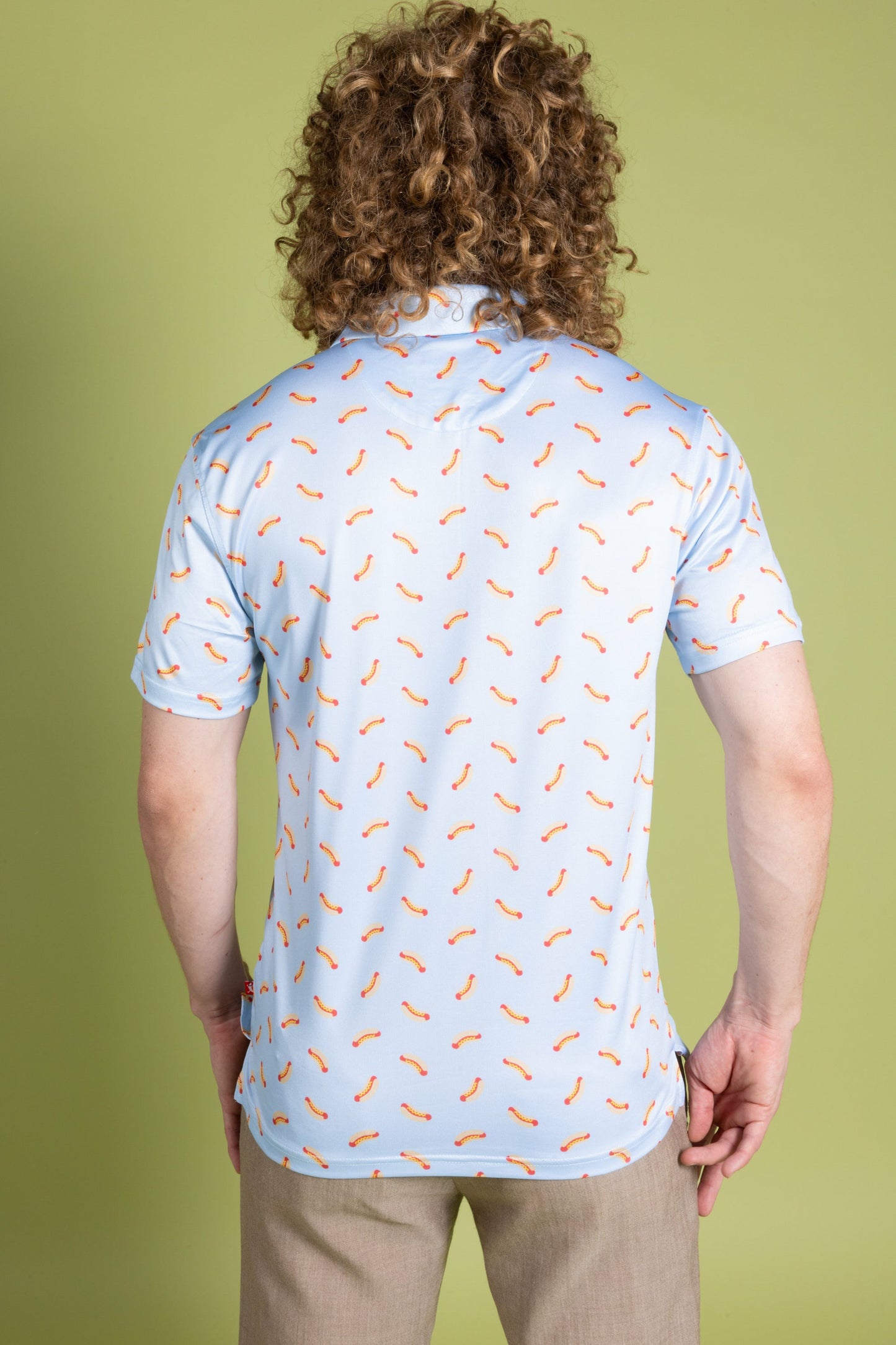 Shinesty Hot Dog Polo Shirt - The Raining Brats & Dogs