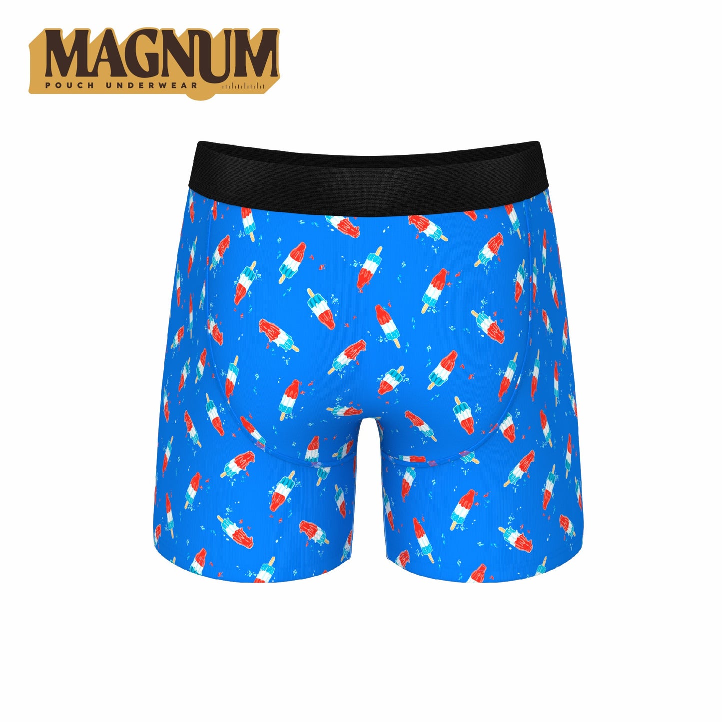 Shinesty Ball Hammock® Magnum Big Pouch Underwear - USA Popsicle