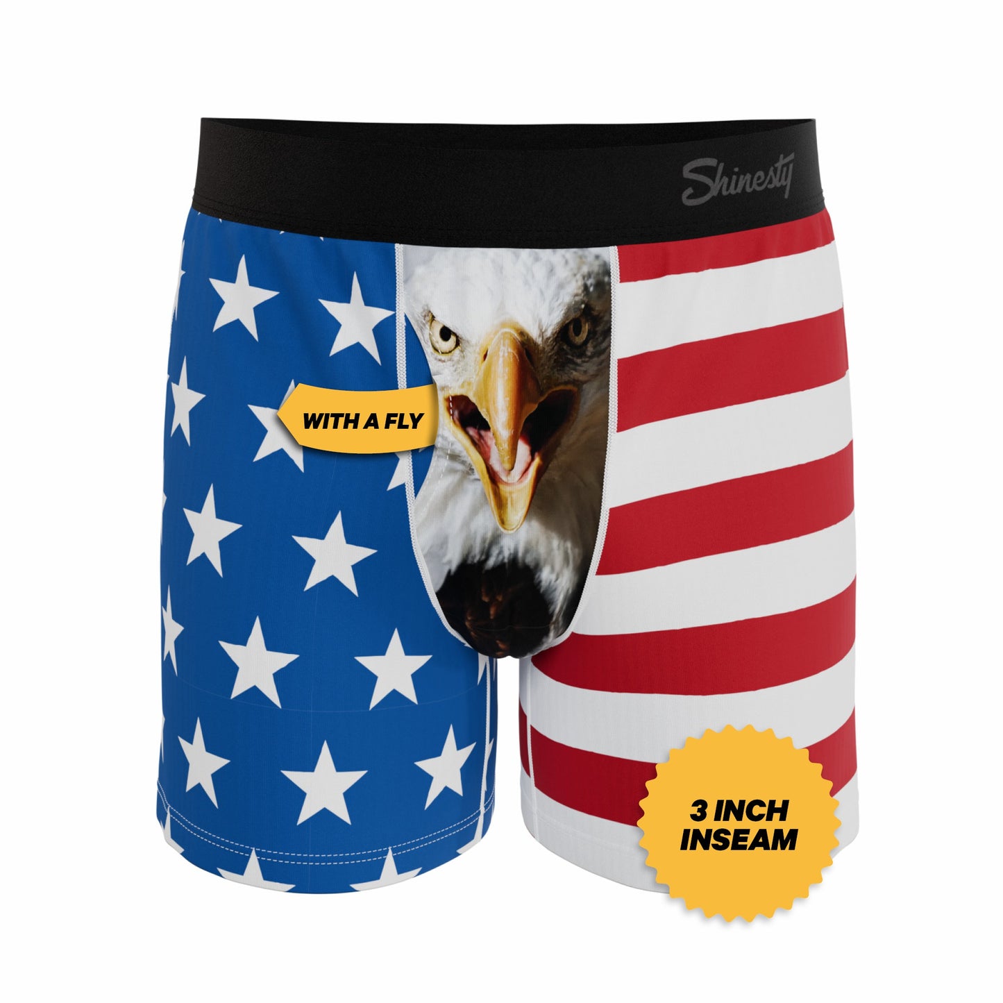 Shinesty Boxer Underwear - American Flag