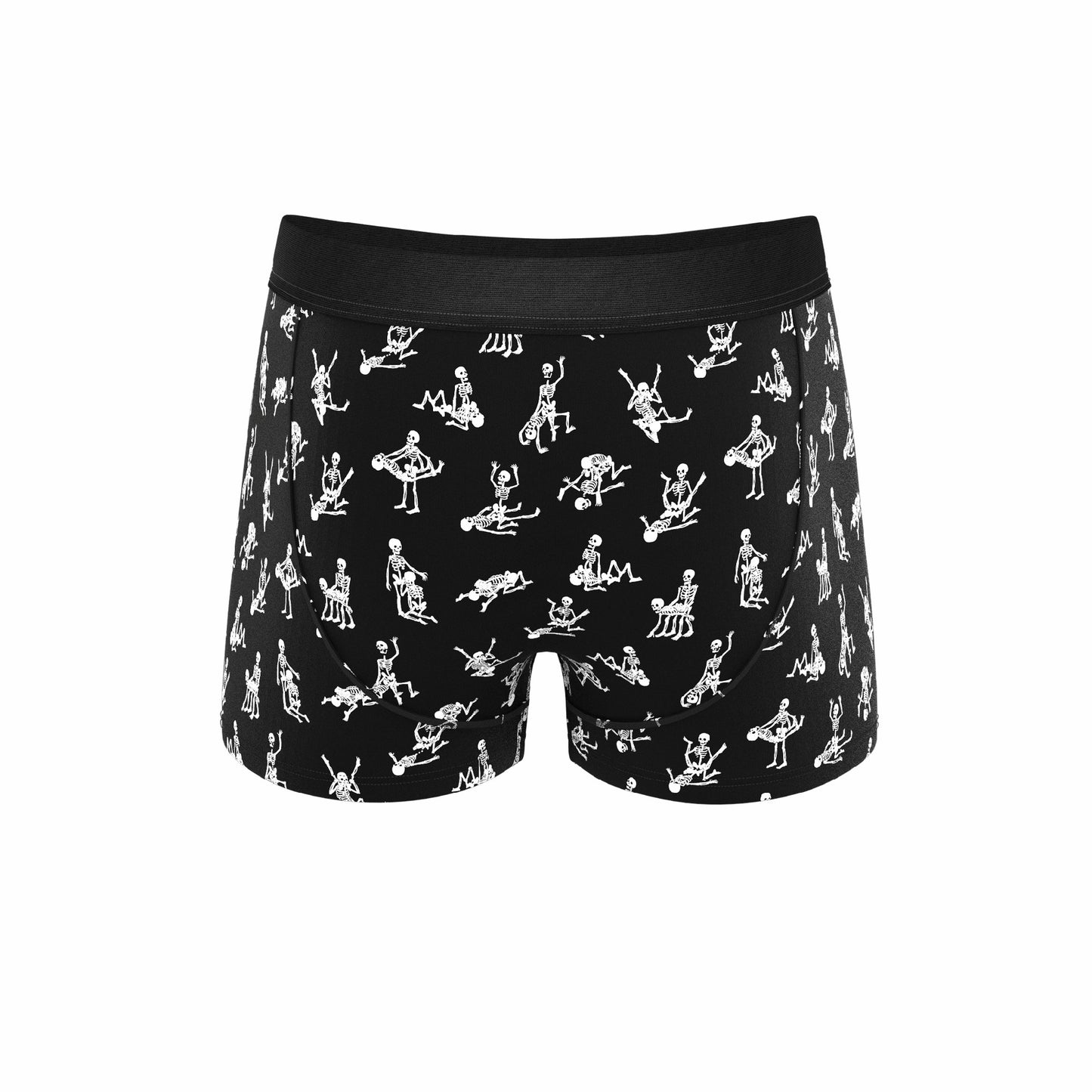 Shinesty Men's Ball Hammock® Pouch Trunk Underwear - Glow In The Dark Skeletons
