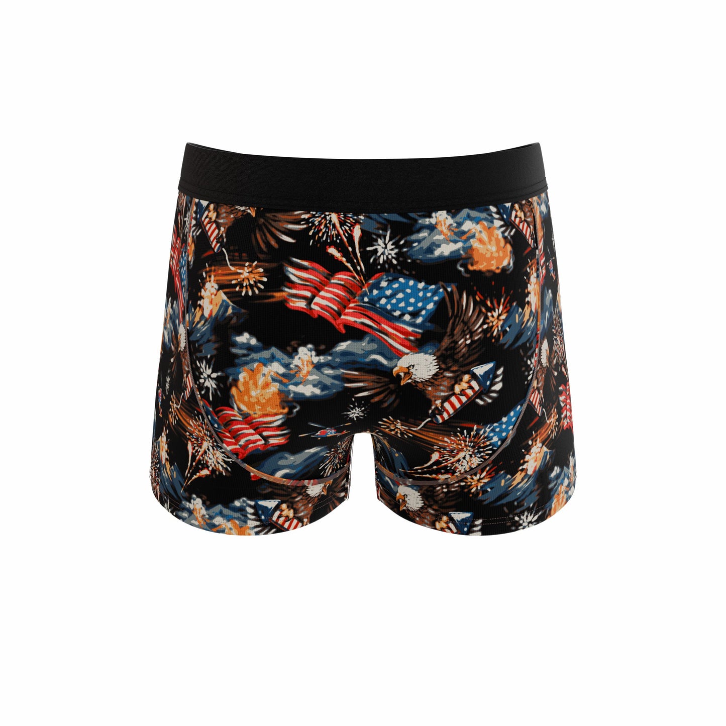 Shinesty Men's Ball Hammock® Pouch Trunk Underwear - Americana Eagles