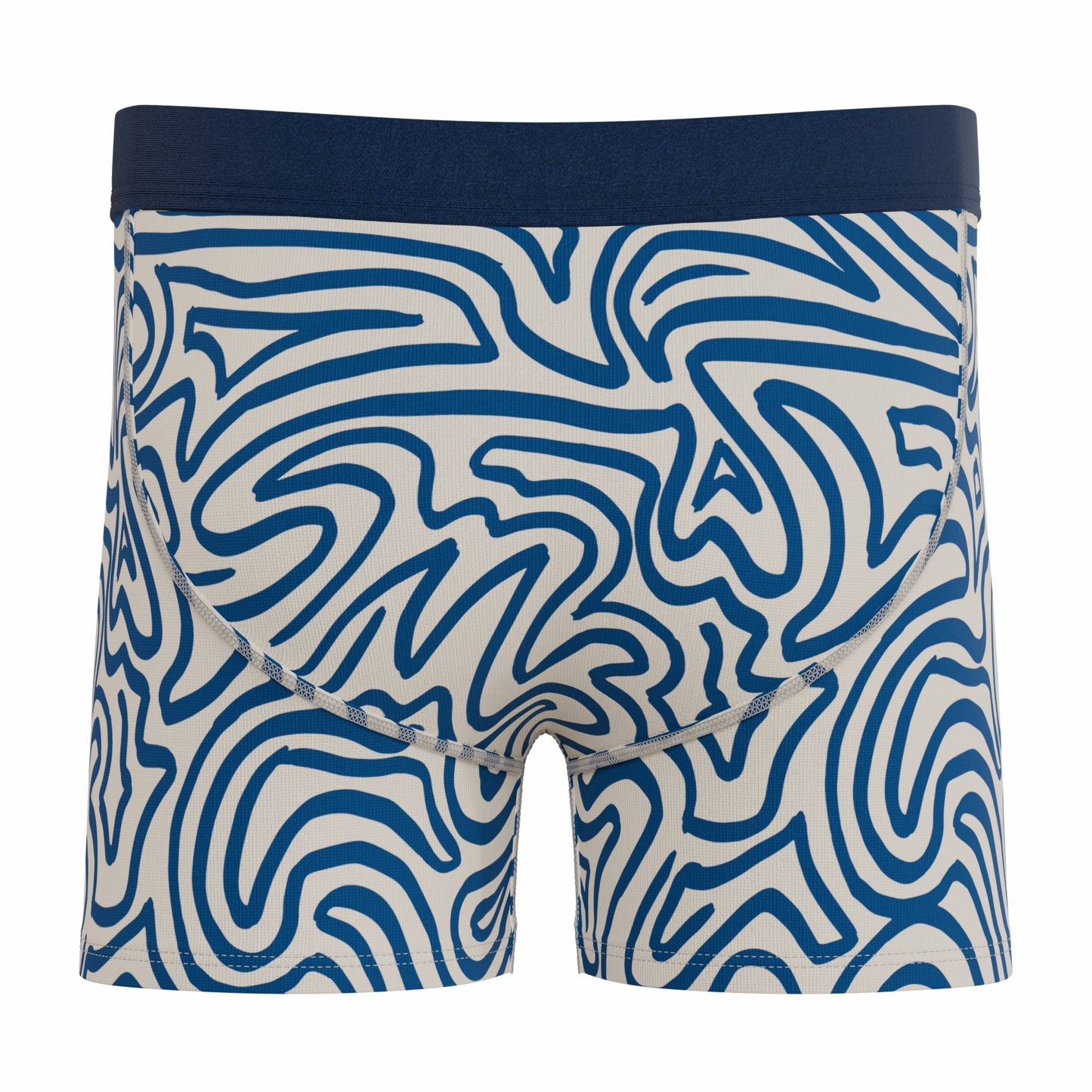 Shinesty Youth Boxer Briefs - Abstract Navy Line