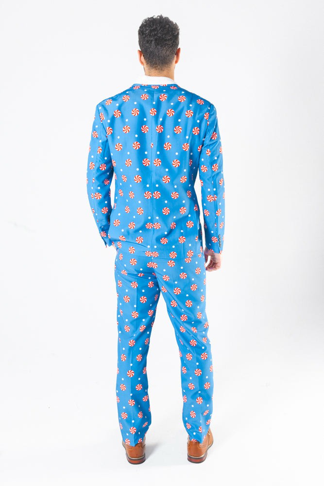 Shinesty Men's Suit - Holiday Peppermint