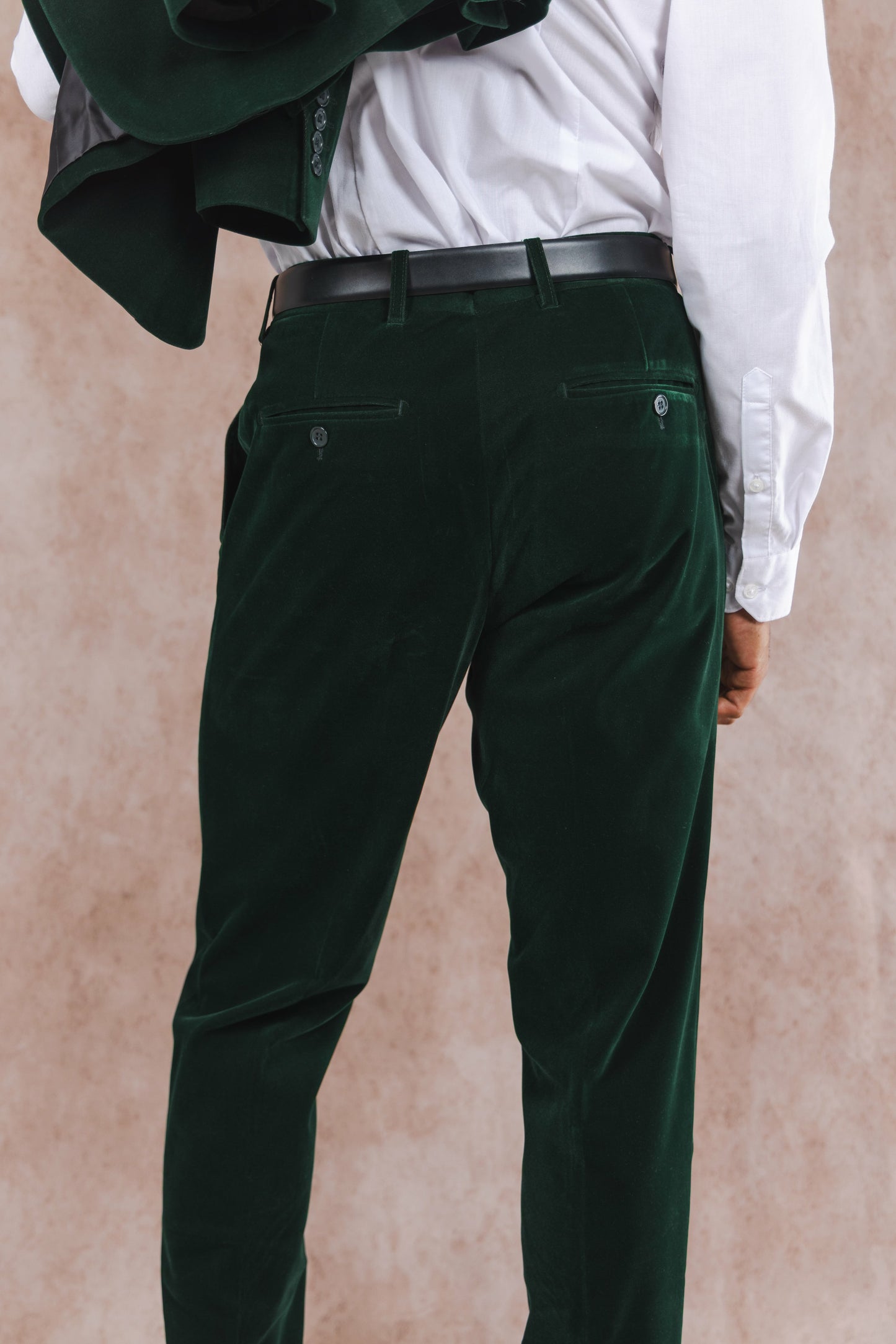 Shinesty Velvet Pants - Green Velvet