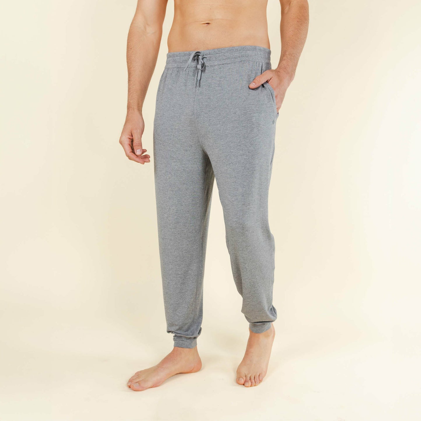 Shinesty Mild Grey Pajama Shirt For Men - The Rock Solid