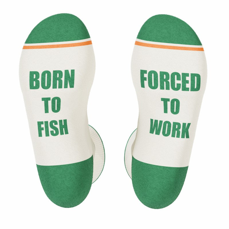 Shinesty Heel Hammock™ Super Stupid-Soft™ Crew Socks 3 Pack - Fishing