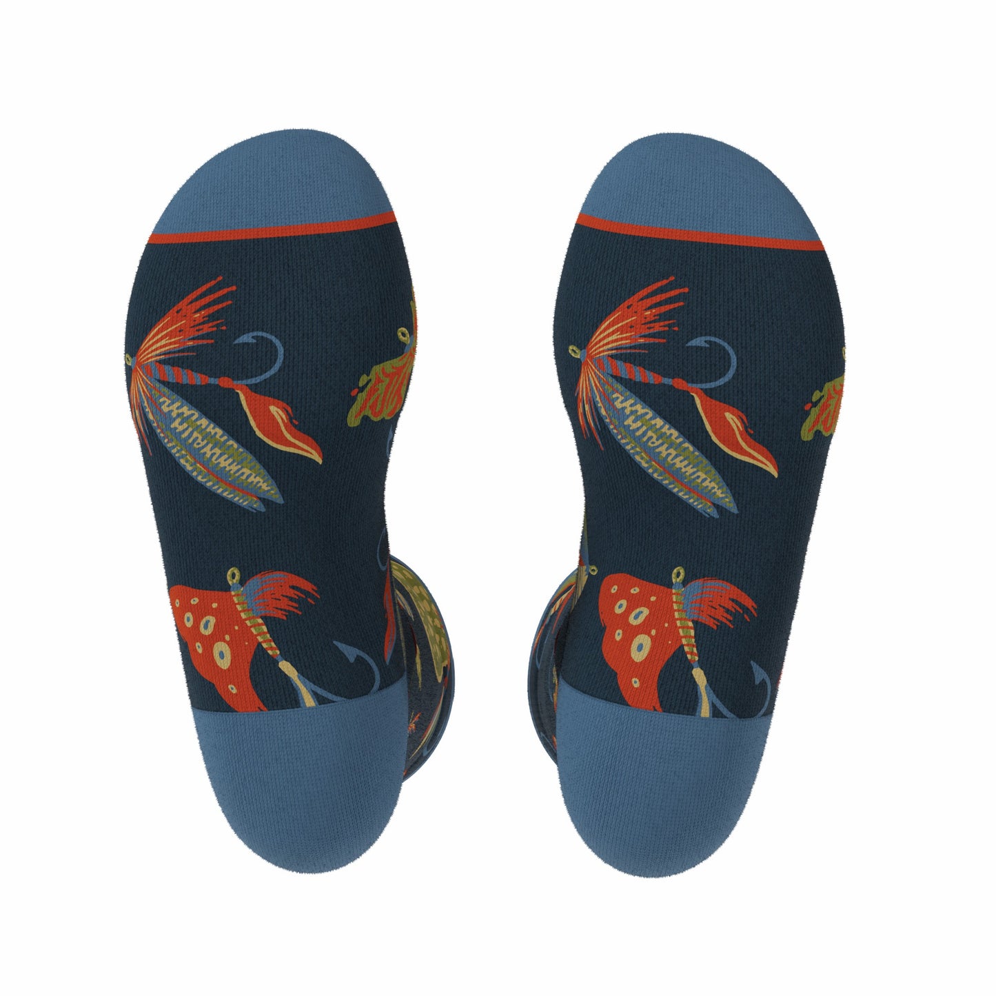 Shinesty Heel Hammock™ Super Stupid-Soft™ Crew Socks - Fly Fishing