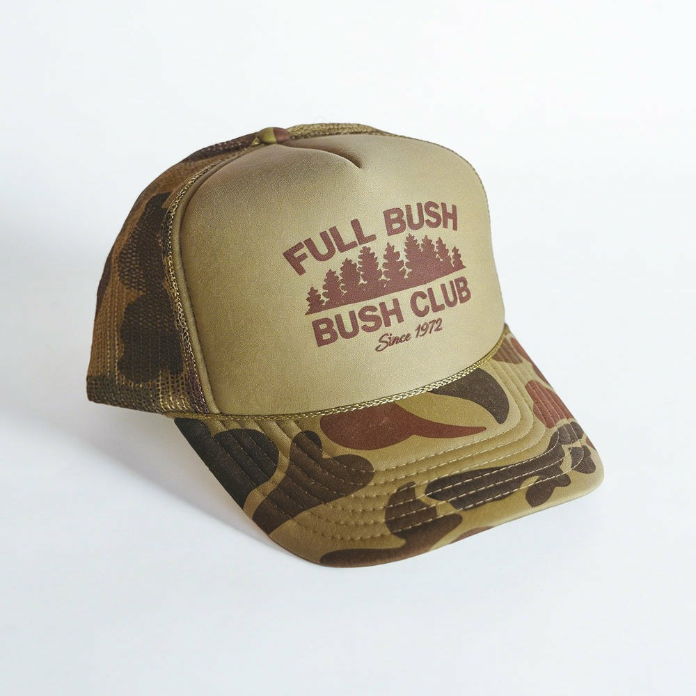 Shinesty Trucker Hat - Camo Full Bush Bush Club