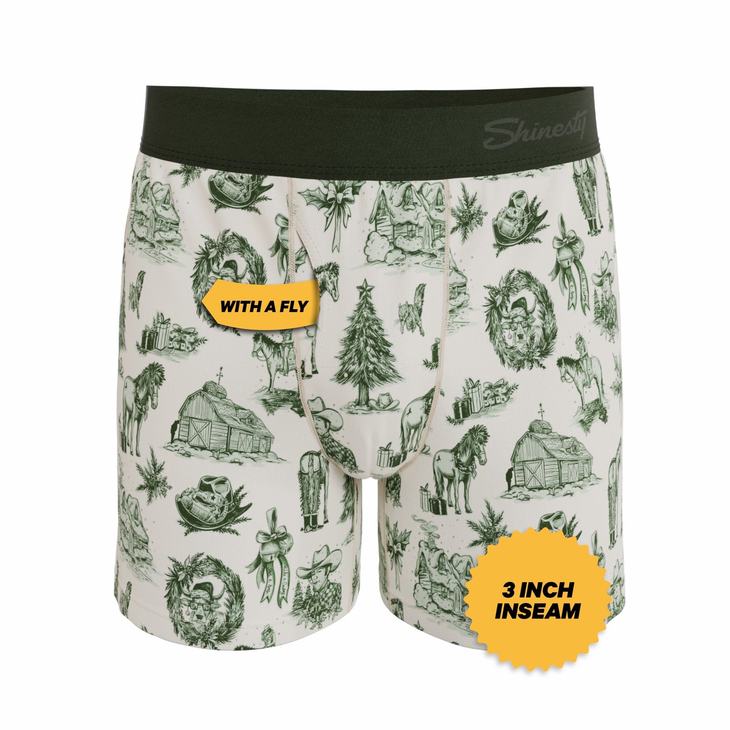Shinesty Boxer Underwear - Western Toile