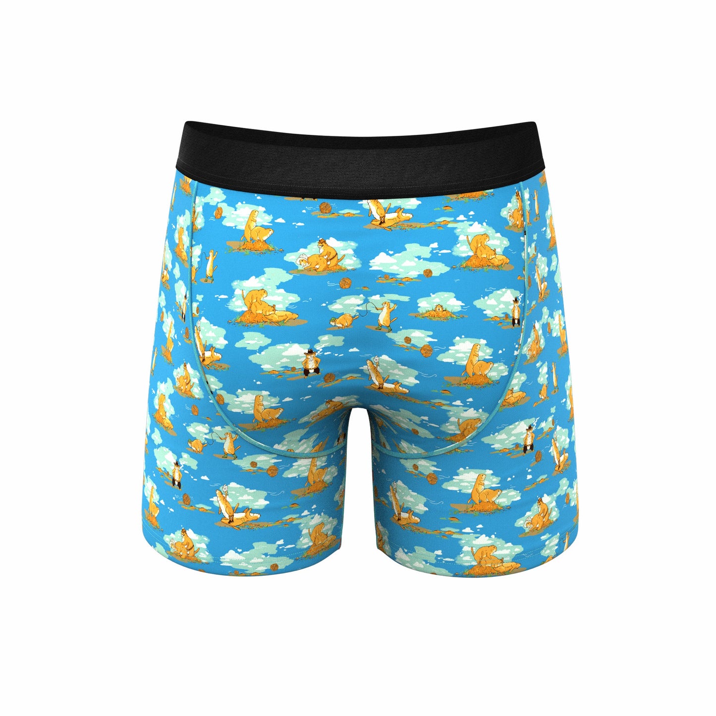 Shinesty Ball Hammock® Pouch Underwear With Fly - Prairie Dog