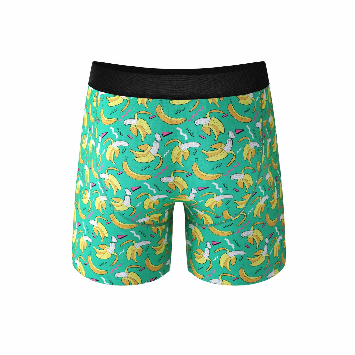 Shinesty Ball Hammock® Pouch Underwear With Fly - Retro Banana