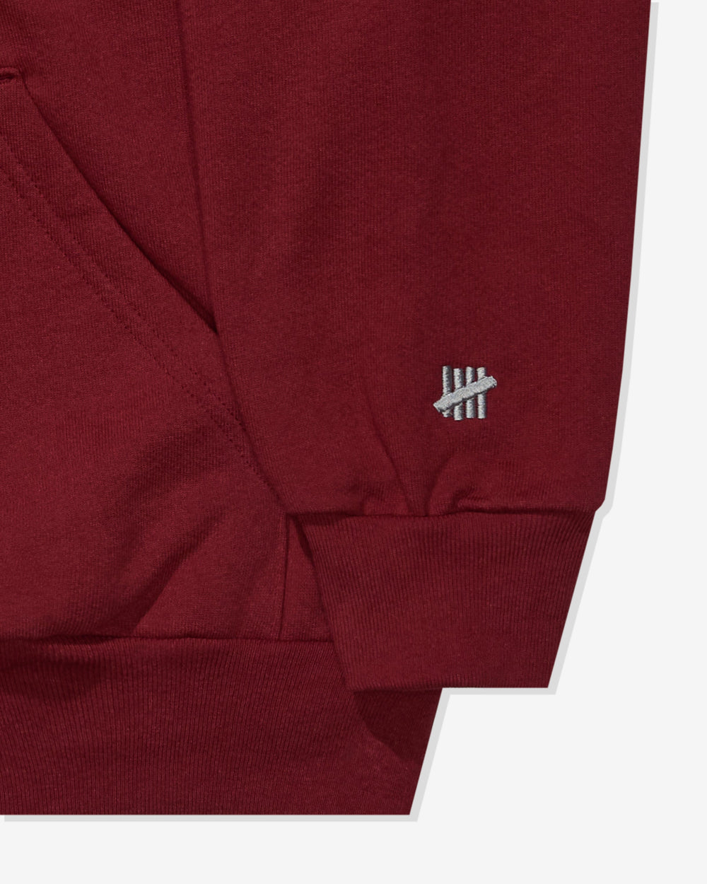 UACTP STENCIL GYM PULLOVER HOOD - BURGUNDY
