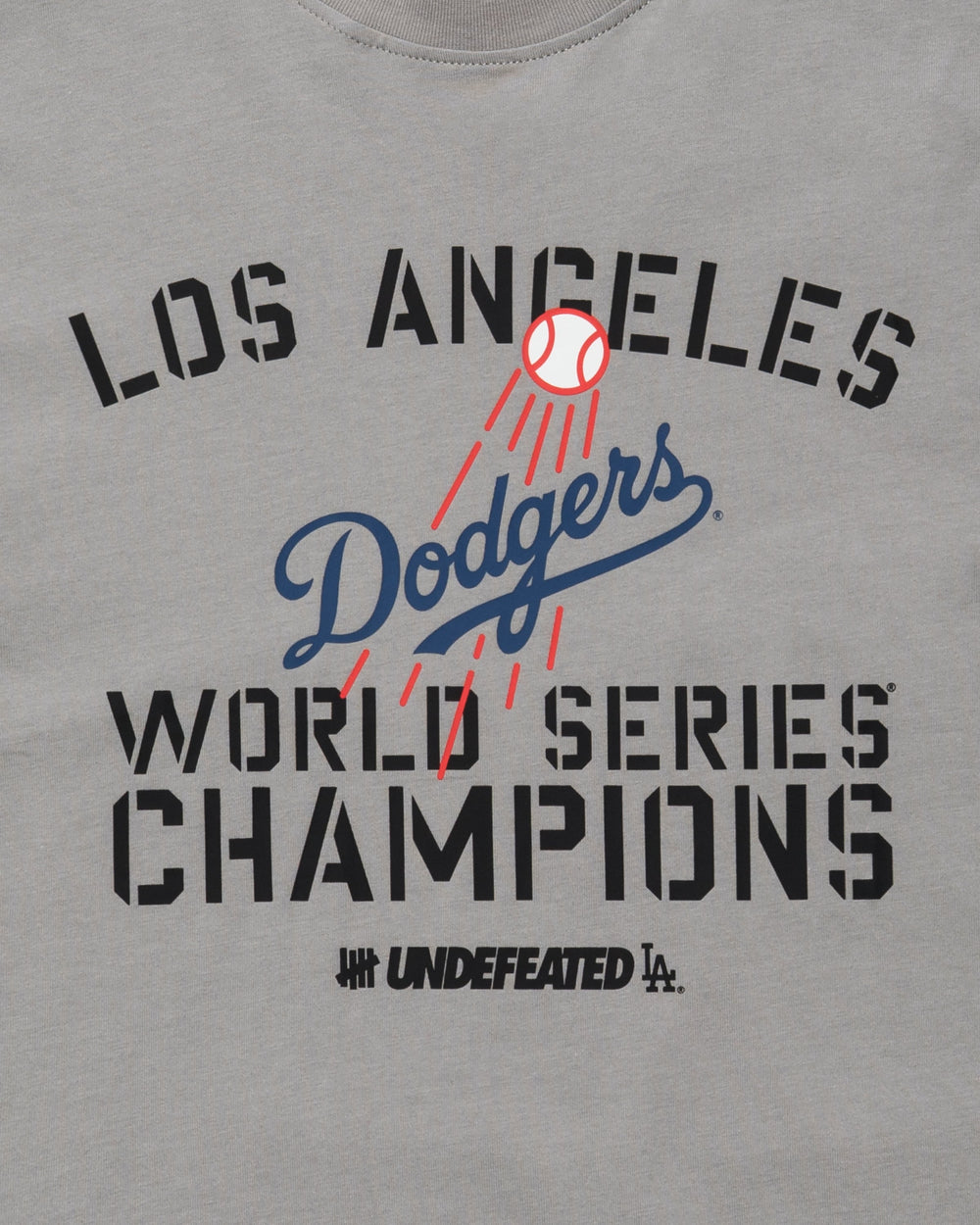 UNDEFEATED X NE X DODGERS STENCIL S/S TEE