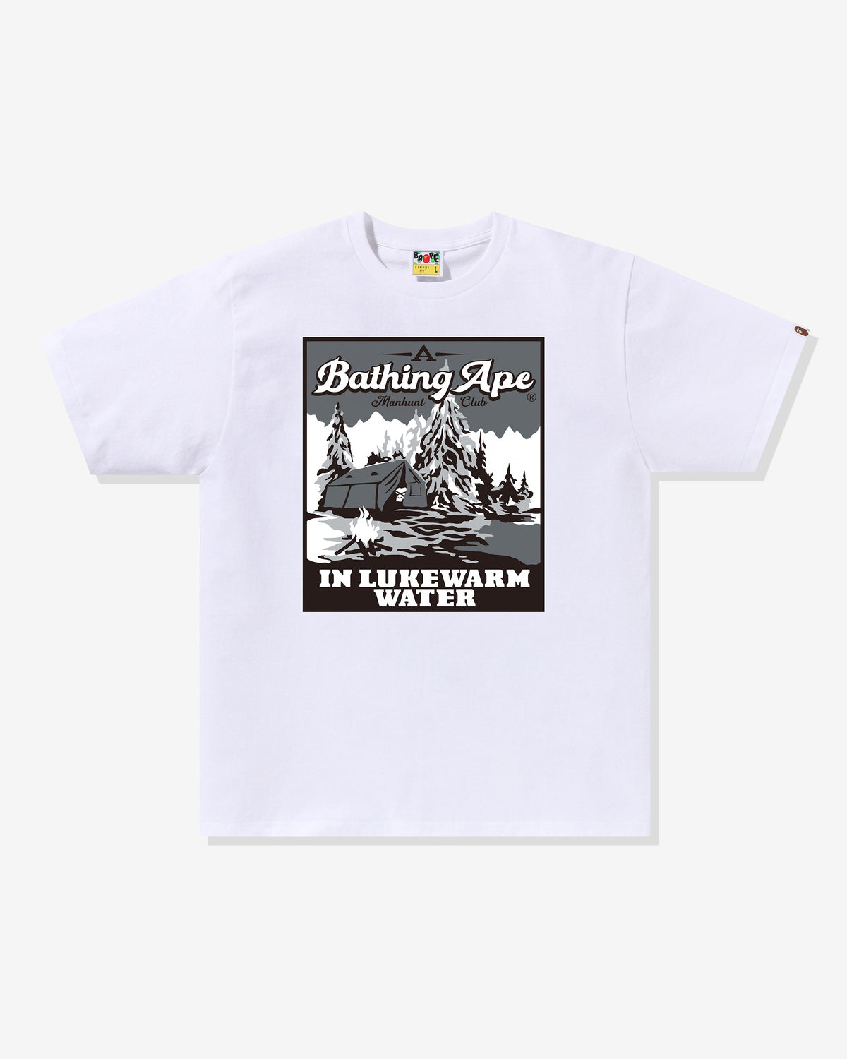 BAPE BASE CAMP TEE - WHITE