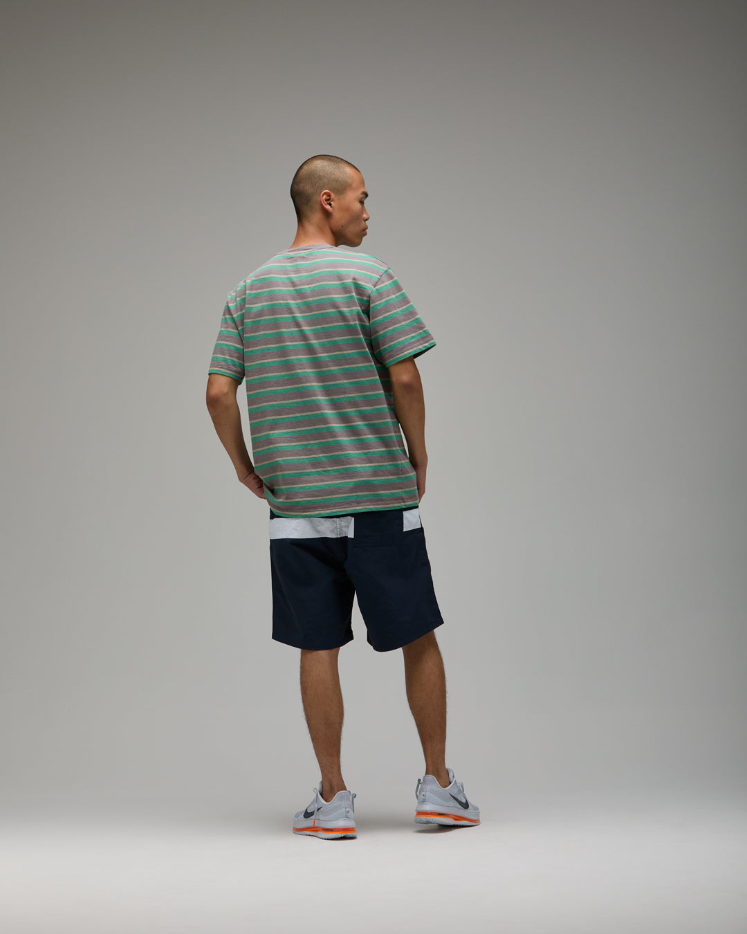 UNDEFEATED STRIPED SWIM SHORT