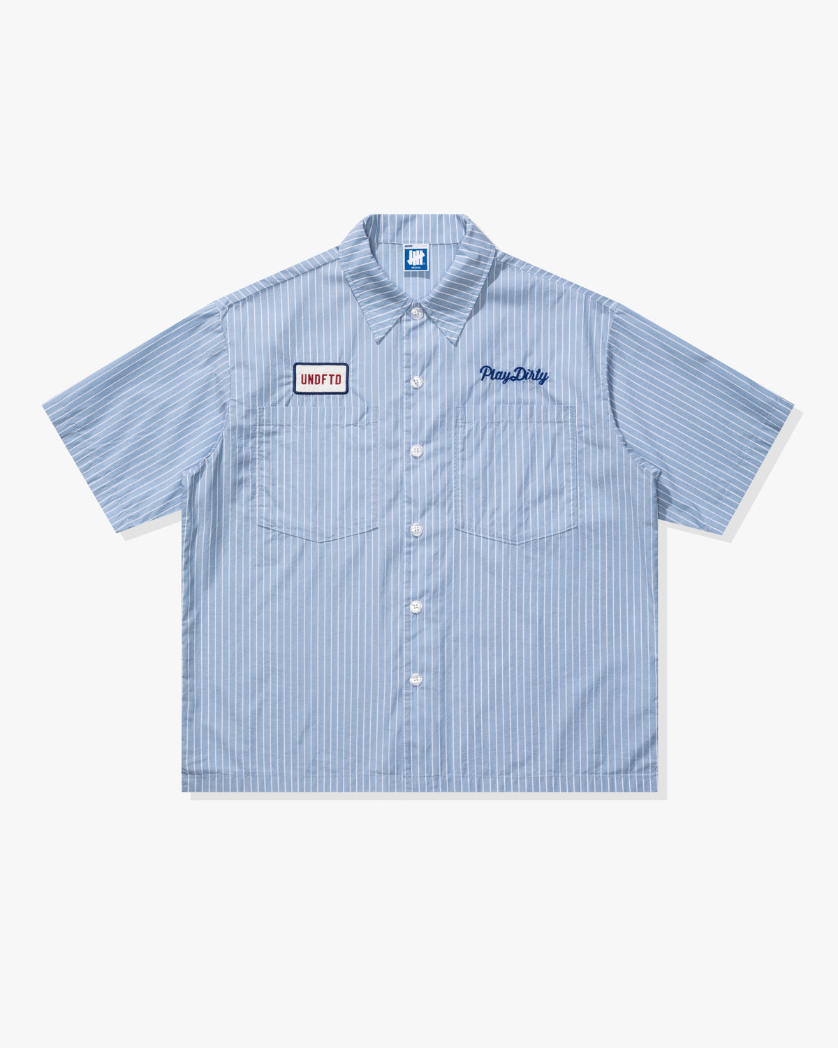 UNDEFEATED STRIPED S/S WORKSHIRT