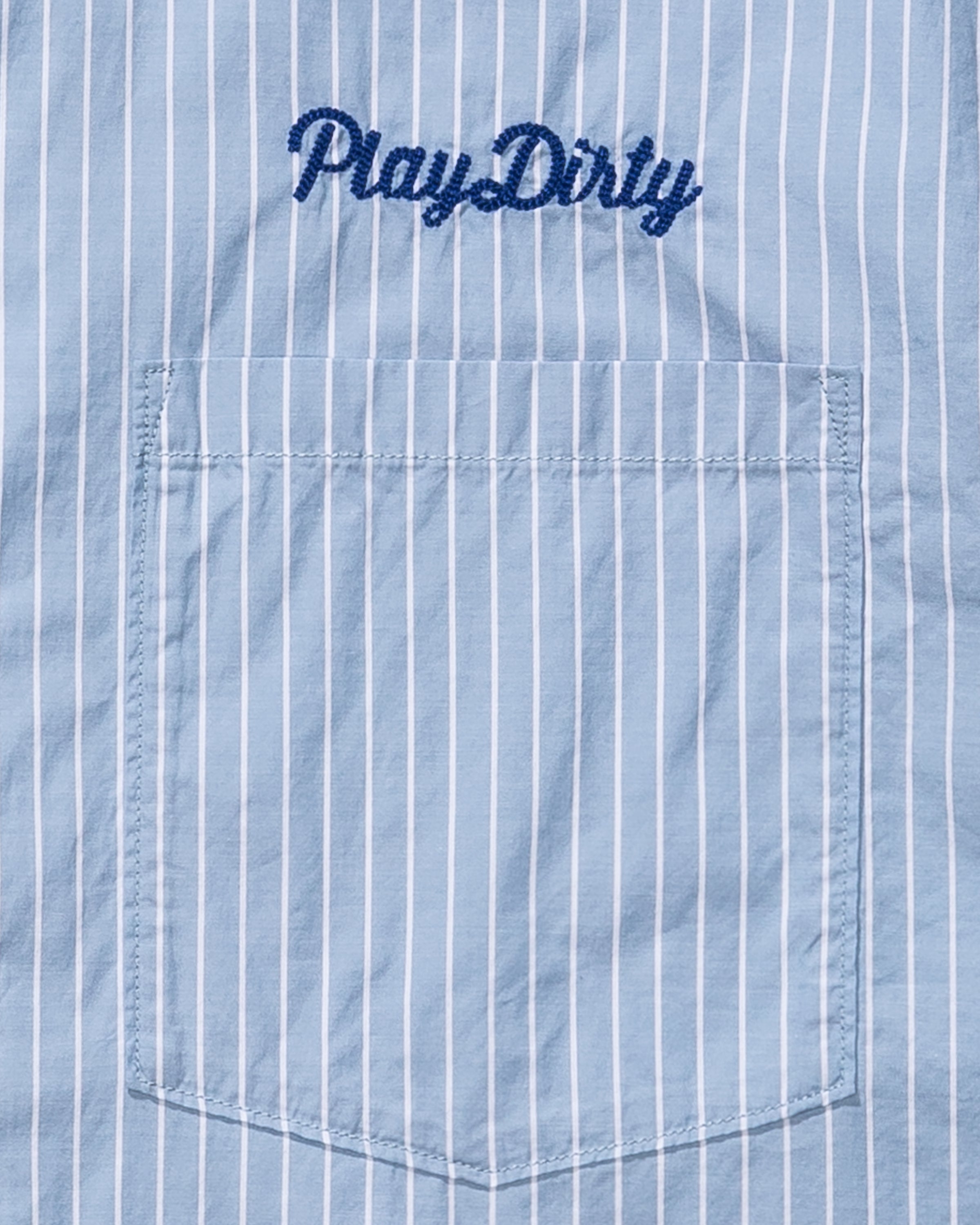 UNDEFEATED STRIPED S/S WORKSHIRT